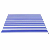 Zapasowa tkanina na markizę, niebiesko-biała, 5x3,5 m, poliester