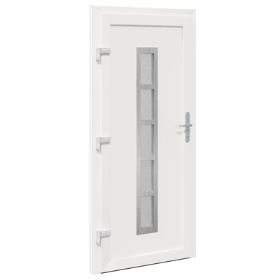 Drzwi Frontowe Biały 88 x 200 cm PVC