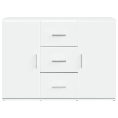 Szafka, biała, 91x29,5x65 cm, materiał drewnopochodny