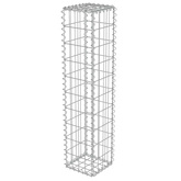 Ściana gabionowa z pokrywami, galwanizowana stal, 20x20x100 cm