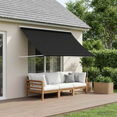 Markiza Czarny 300 x 150 cm 180 g / m? Poliester z powłoką PU