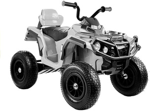Quad na Akumulator BDM0906 Pompowane Koła Światła LED MP3 Biały
