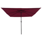 Parasolka ogrodowa Bordeaux Czerwony 295 x 295 x 245 cm