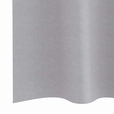 Firany blackout z kółkami 2 pcs Metaliczny Szary 175 x 140 cm
