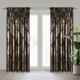 Zasłona Renia czarna 140x270