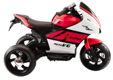 Motorek Trójkołowy Dla Dzieci HT-5188 Światła LED MP3 Czerwony