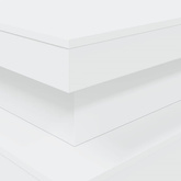 Stolik kawowy z oświetleniem LED, biały, 90x50x40 cm