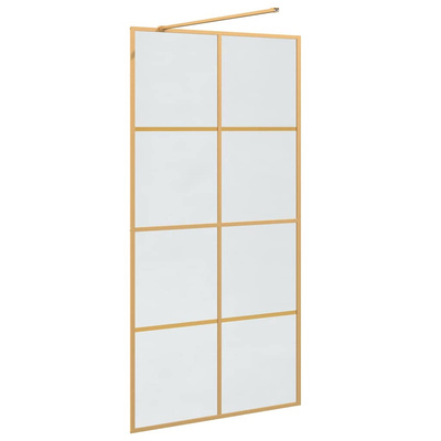 Ściana prysznicowa typu walk-in złoty 100 x 195 cm