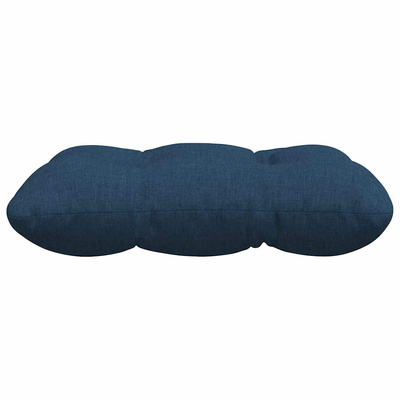Poduszki na siedziska 4 pcs Niebieski 40 x 40 x 12 cm tkanina