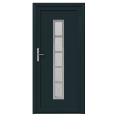 Drzwi Frontowe antracytowy 98 x 200 cm PVC