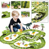 Tor Wyścigowy DIY Dinozaur 240 Elementów