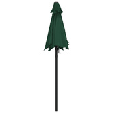 Parasol, zielony, 200 x 224 cm, aluminium