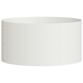 Pierścień doniczki 5 pcs Biały 40 x 40 x 20 cm Stal zimnogięta