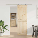 System do mocowania drzwi przesuwnych, 200 cm, stal, srebrny