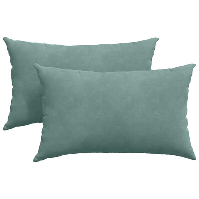 Poduszki na sofę 2 pcs Zielony morski 50 x 30 cm