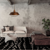 Lampa wisząca Abigali Antique, miedziany E27