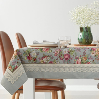 Obrus popielaty 140x180