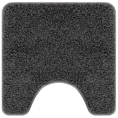 Zestaw mat łazienkowych antypoślizgowych 2 pcs Ciemnoszary PP