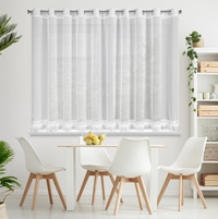 Firana Kiara biała 350x150