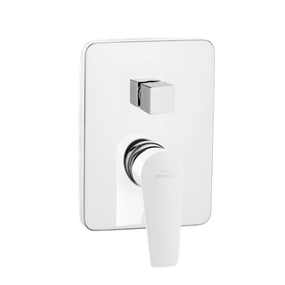 Podtynkowa bateria natryskowa 2-funkcyjna Dokos biały/chrom  Invena