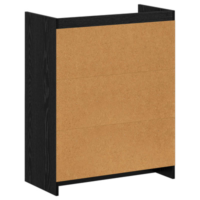 Szafka na buty Czarny dąb 73,5 x 36 x 92 cm Drewno inżynieryjne
