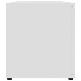 vidaXL Szafka pod TV, biała, 120x34x37 cm, materiał drewnopochodny
