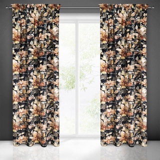 Zasłona Betty grafitowa 140x300