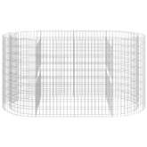 vidaXL Podwyższona donica gabionowa galwanizowane żelazo 200x100x100cm