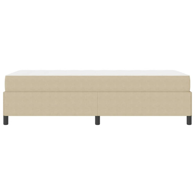 Ramka łóżka z materacem Jasnozielony szary 80 x 200 cm tkanina