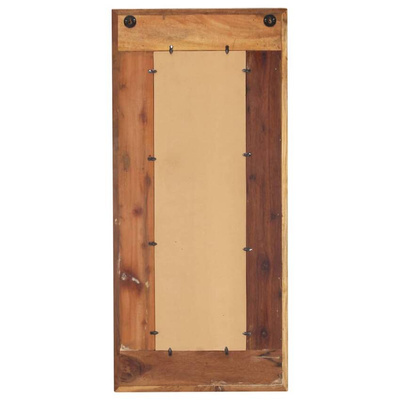 vidaXL Lustro z wizerunkiem Buddy, 50x110 cm, lite drewno z odzysku