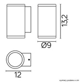 Kinkiet zewnętrzny M1456 DG