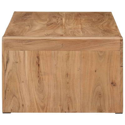 Stolik kawowy, 110x55x35 cm, lite drewno akacjowe