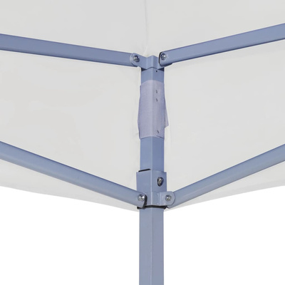 vidaXL Profesjonalny, składany namiot imprezowy, 2x2 m, stal, biały