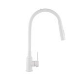 Bateria zlew. dalis z elastyczną 2f wylewką, biały BZ-64-002-L Invena