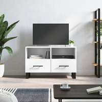 vidaXL Szafka pod TV, biała, 80x36x50 cm, materiał drewnopochodny wariant 13