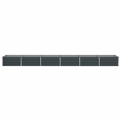 Donica Antracyt 580 x 100 x 45 cm Stal Galwanizowana