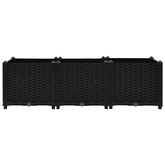 Donica do podniesionej rabaty, 120x40x38 cm, polipropylen