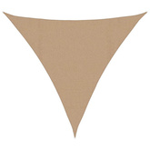 Żagiel przeciwsłoneczny, 160 g/m?, taupe, 4,5x4,5x4,5m, HDPE