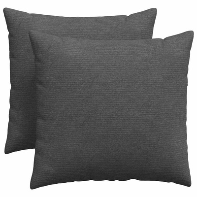 Poduszki na sofę 2 pcs Ciemnoszary 50 x 50 cm