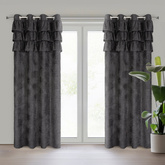 Zasłona Agis czarna 140x250