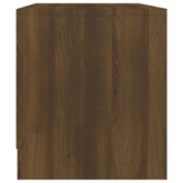 vidaXL Szafka pod TV, brązowy dąb 90x35x40 cm, materiał drewnopochodny