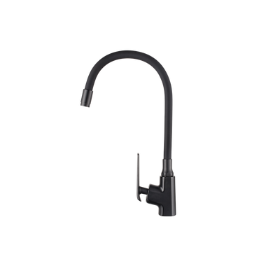 Bateria zlew. ligaria z elastyczną wylewką, czarny BZ-39-004-L Invena