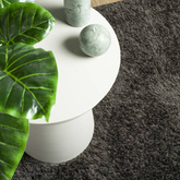 vidaXL Dywan ISTAN z długim runem, połyskujący, antracytowy 240x340 cm