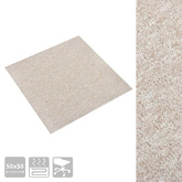 Dywan 20 pcs Jasny beż 50 x 50 cm 100% polipropylen
