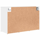 Szafka na buty Biały 77,5 x 30 x 51 cm Materiał drewnopochodny
