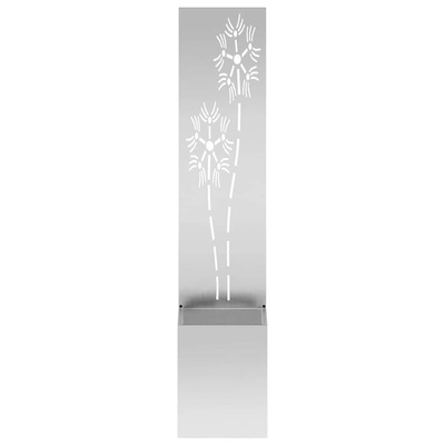 Ekran zapewniający prywatność w ogrodzie Srebrny 32 x 150 cm
