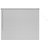 Żaluzje weneckie Srebrny 130 x 155 cm Aluminium