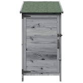 Shed ogrodowy Szary 59 x 56 x 113,5 cm Drewno Świerkowe
