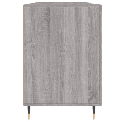 vidaXL Biurko, szary dąb sonoma, 140x50x75 cm, materiał drewnopochodny wariant 5