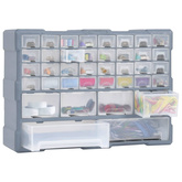 Organizer z 38 szufladkami, 52x16x37,5 cm